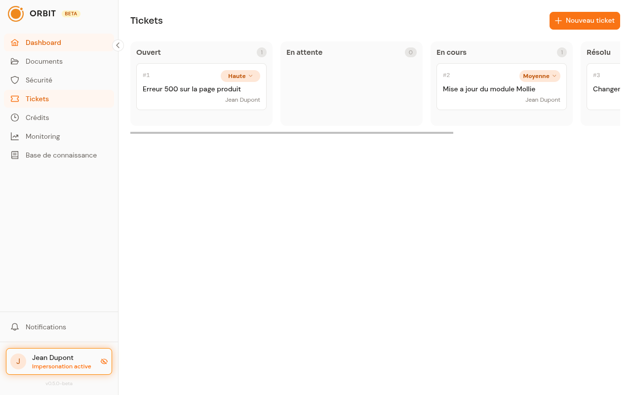 Tickets & support